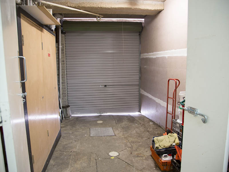 Rear lane loading dock